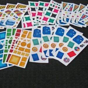 Creative Memories Lot Stickers, 22 studio -Sports, Backpacks, Illusions, Sports